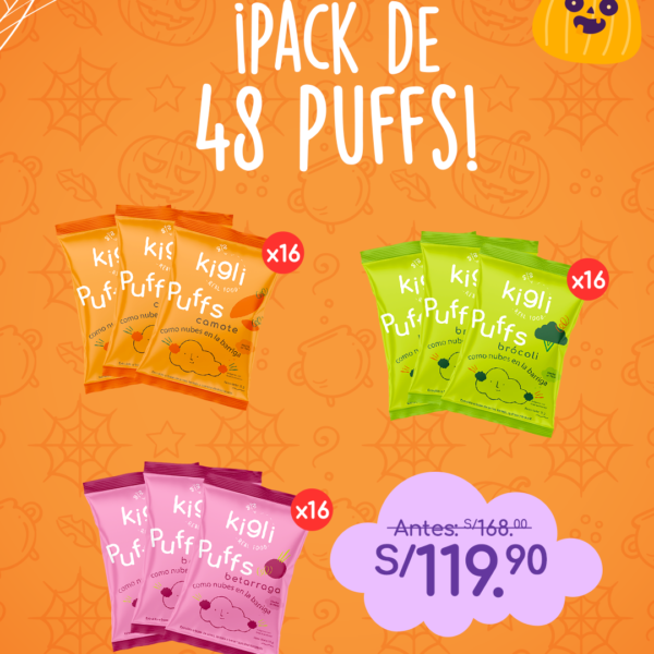 ¡Promo!Pack de 48 puffs de 15g