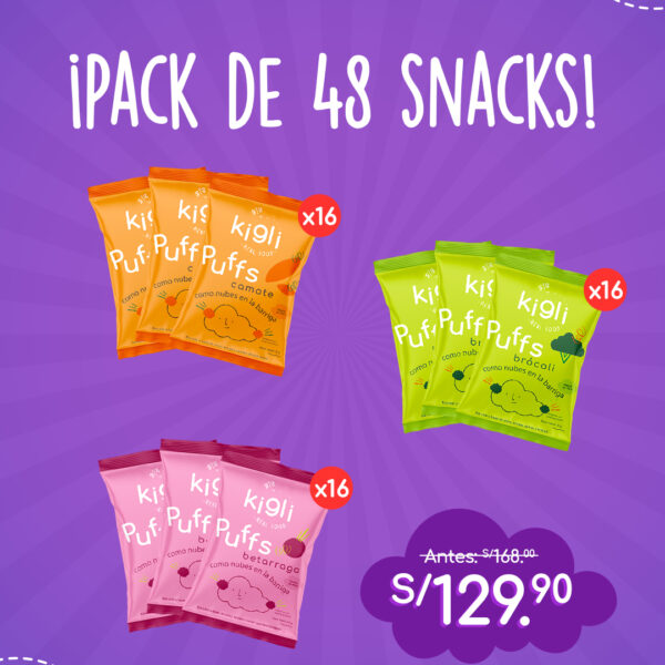 ¡Promo!Pack de 48 puffs de 15g