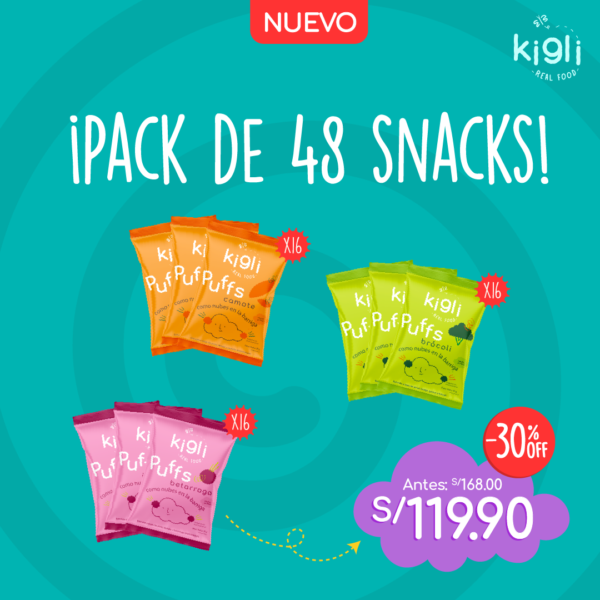 ¡Promo!Pack de 48 puffs de 15g