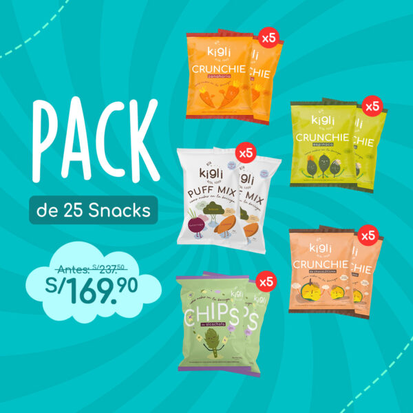 Pack x25 snacks de 40g