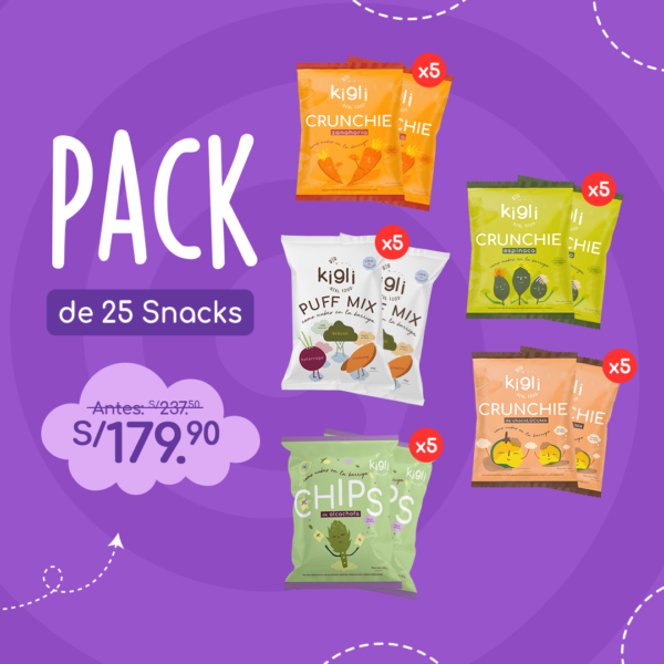 Pack x25 snacks de 40g