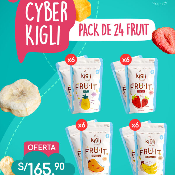 ¡CyberKigli! Pack de 24 Fru.it