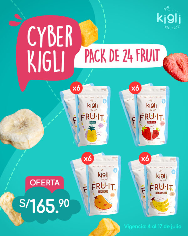 ¡CyberKigli! Pack de 24 Fru.it