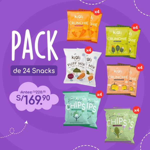 ¡Por lanzamiento! Pack x24 snacks de 40g