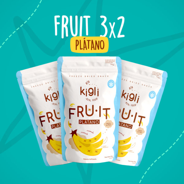 ¡SuperPromo! 3x2 en Fru.it de Plátano