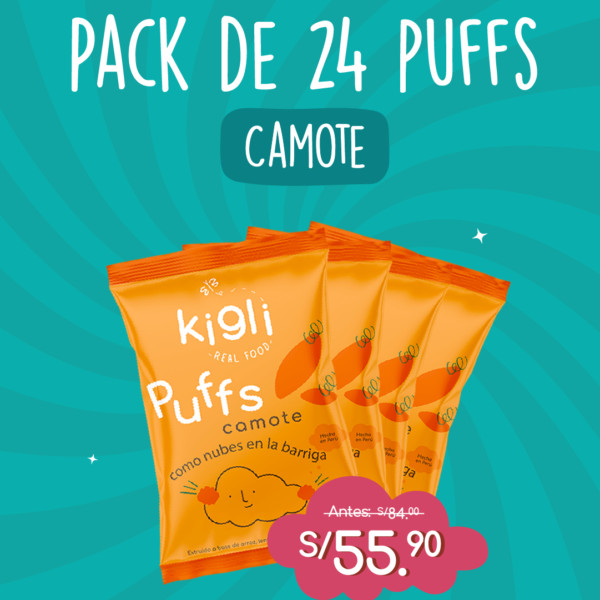 Pack de 24 puffs de camote